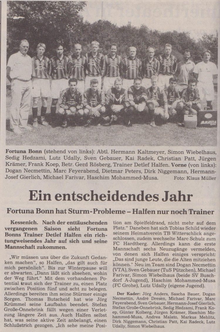 50 Jahre SC Fortuna Bonn – Teil 28 – SC Fortuna Bonn